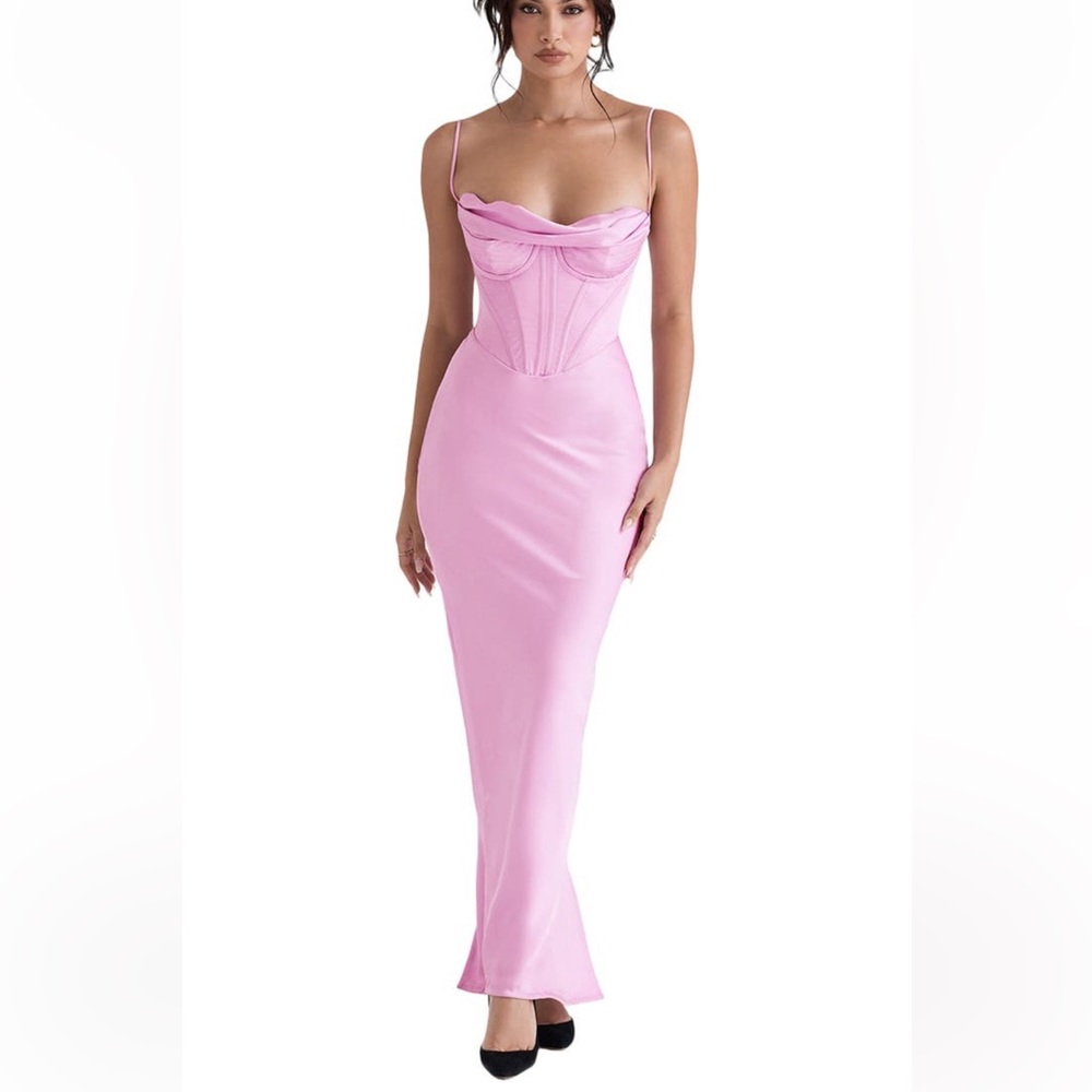 House of CB Charmaine Corset Dress in Pink